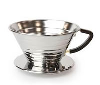 Kitchen Kalita Stainless Steel Wave 155 Coffee Dripper Size Silver Cups Dining
